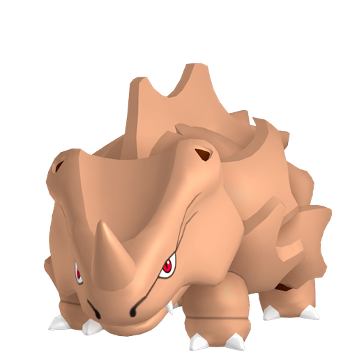 Shiny Rhyhorn — neutral Pokémon artwork | PKTS