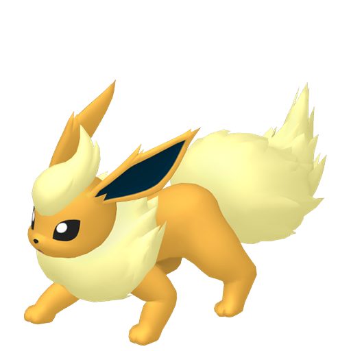 Shiny Flareon — neutral Pokémon artwork | PKTS