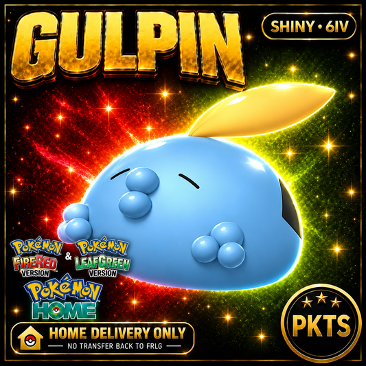 Shiny Gulpin Pokémon FireRed LeafGreen HOME Delivery 6IV Competitive Battle Ready — PKTS thumbnail