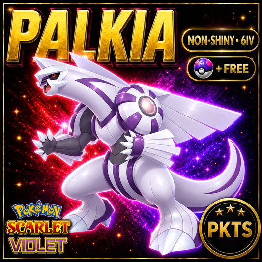 Non-shiny Palkia standard form 6IV — Pokémon Scarlet Violet — PKTS