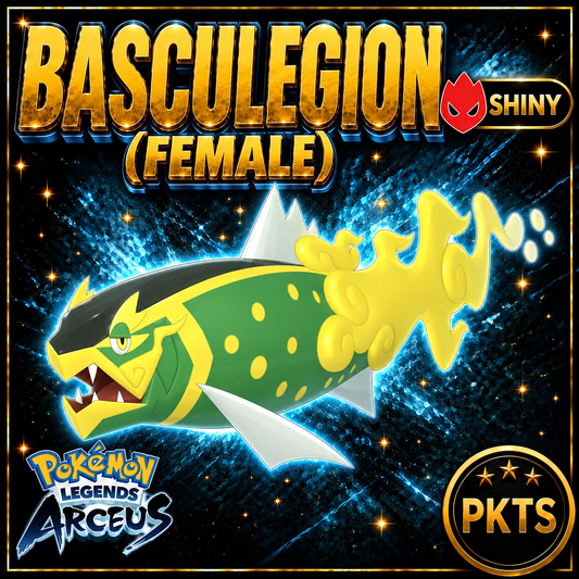 Shiny Alpha Basculegion (Female) Pokémon Legends Arceus - PKTS