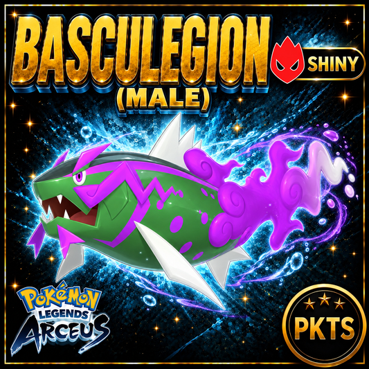 Shiny Alpha Basculegion (Male) Pokémon Legends Arceus - PKTS