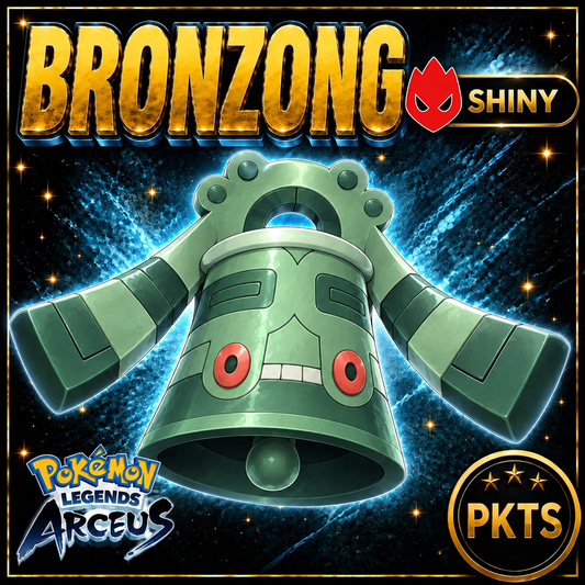 Shiny Alpha Bronzong Pokémon Legends Arceus - PKTS