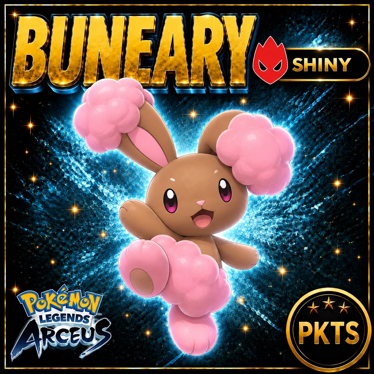Shiny Alpha Buneary Pokémon Legends Arceus - PKTS