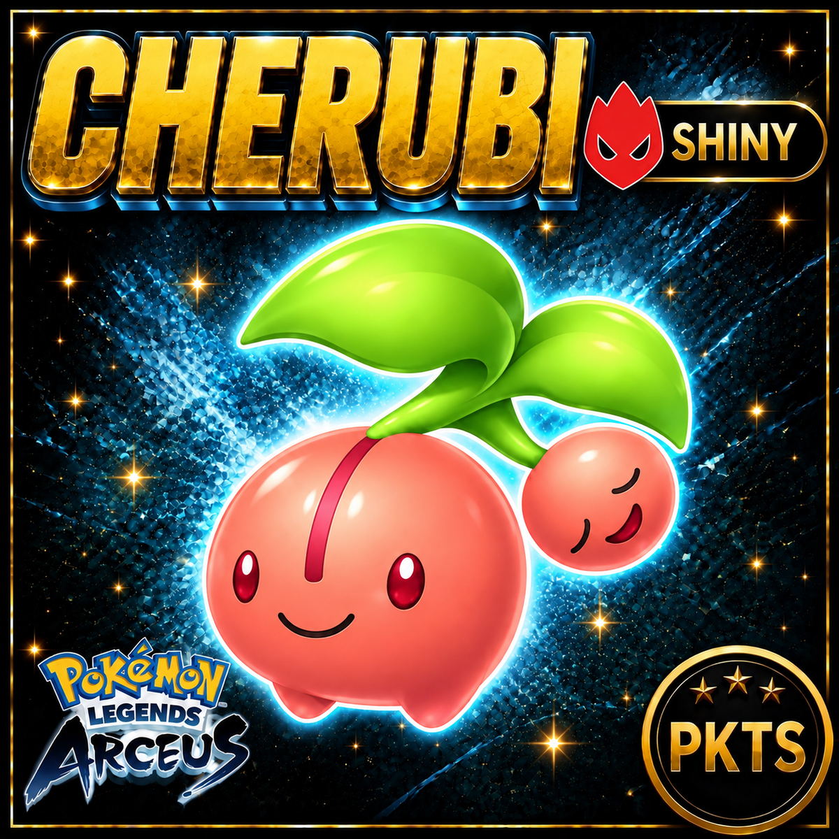 Shiny Alpha Cherubi Pokémon Legends Arceus - PKTS