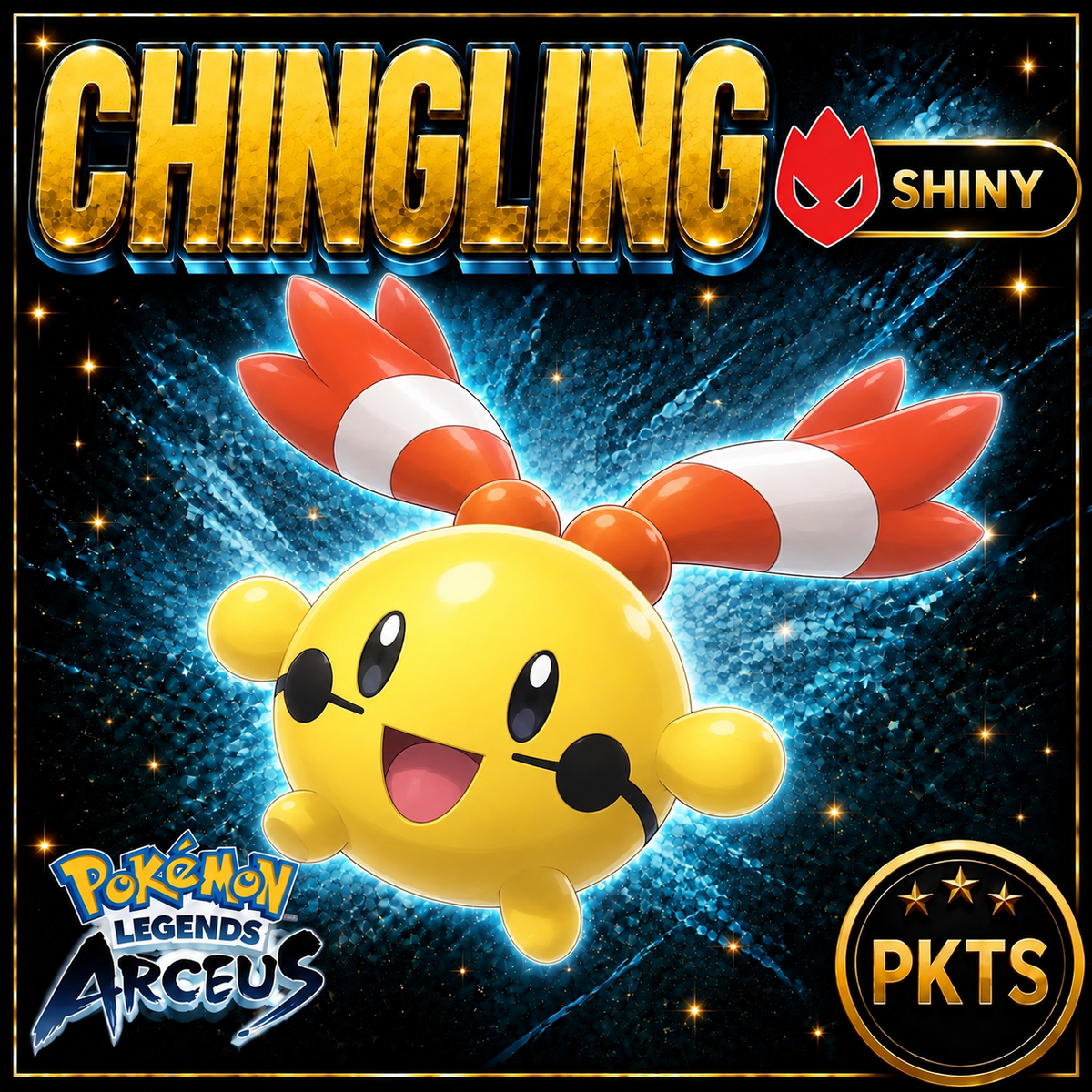 Shiny Alpha Chingling Pokémon Legends Arceus - PKTS