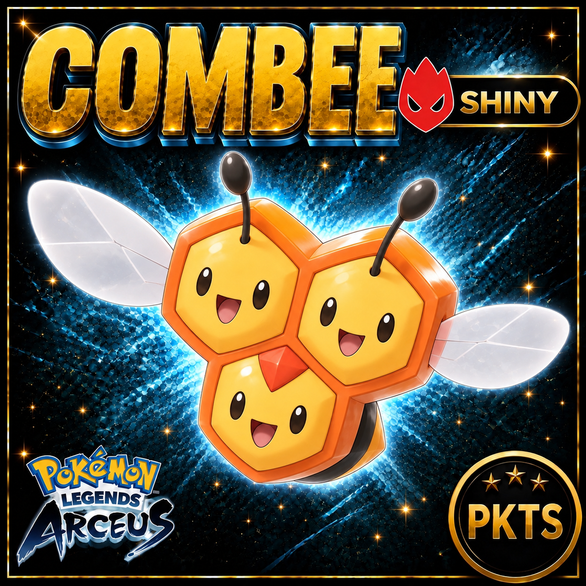 Shiny Alpha Combee Pokémon Legends Arceus - PKTS