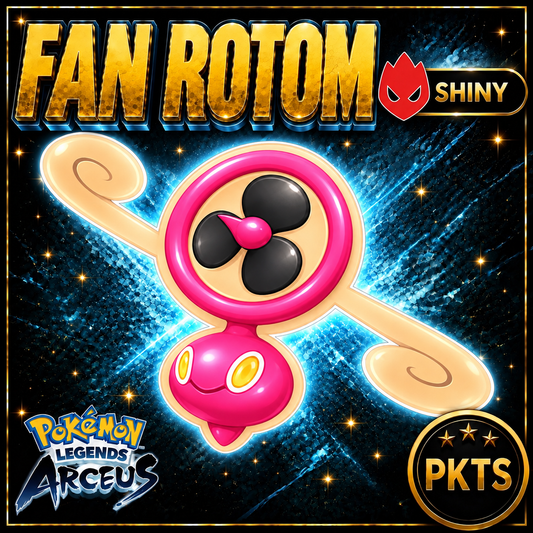 Shiny Alpha Fan Rotom Pokémon Legends Arceus - PKTS