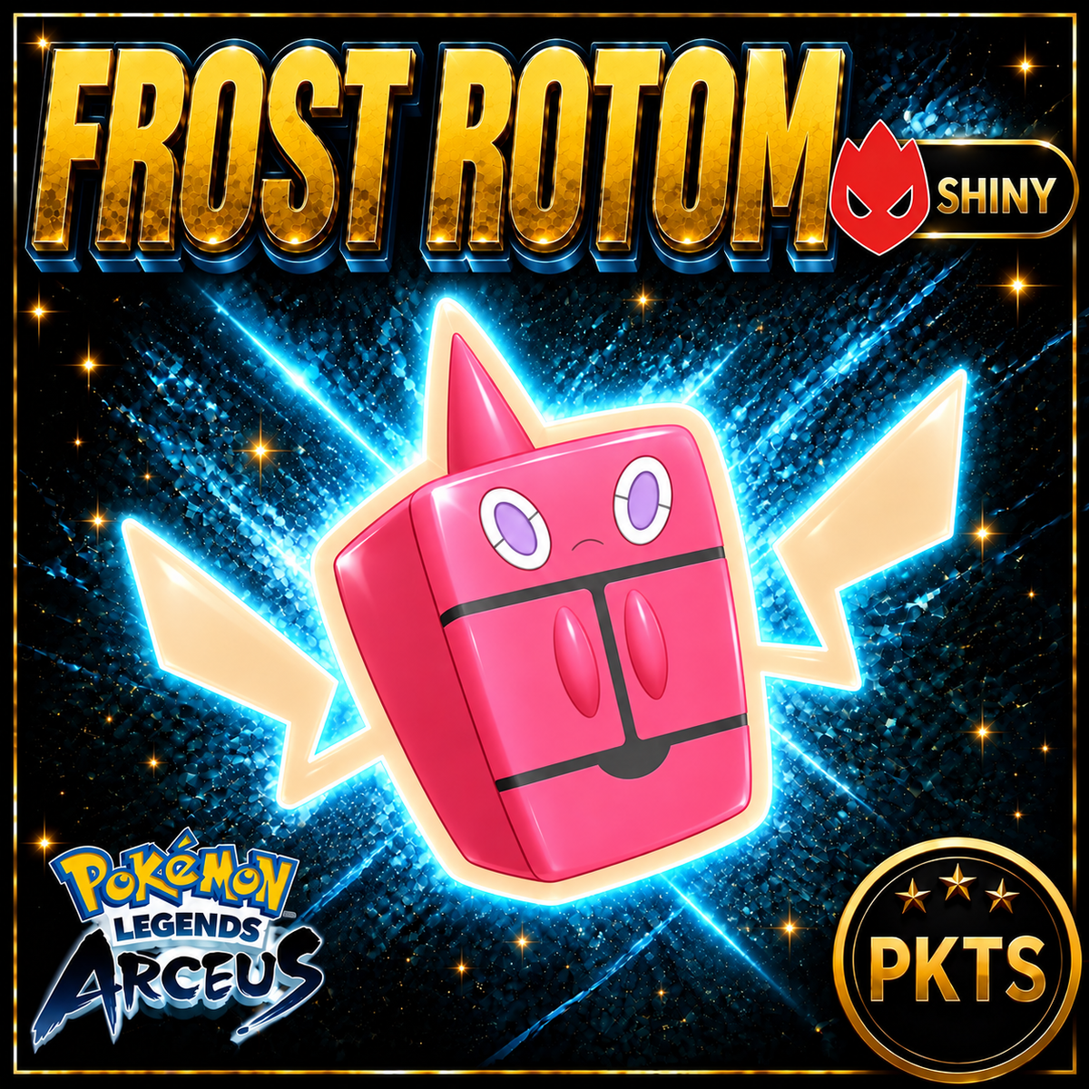 Shiny Alpha Frost Rotom Pokémon Legends Arceus - PKTS