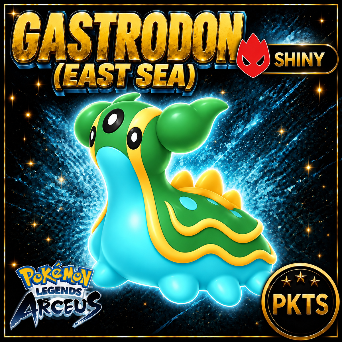 Shiny Alpha Gastrodon (East Sea) Pokémon Legends Arceus - PKTS