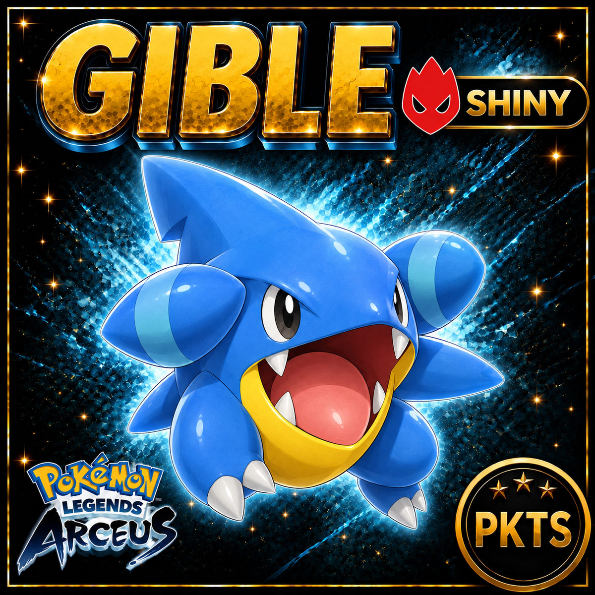 Shiny Alpha Gible Pokémon Legends Arceus - PKTS