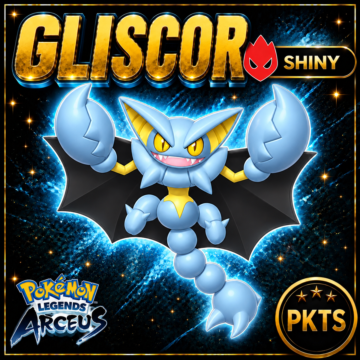 Shiny Alpha Gliscor Pokémon Legends Arceus - PKTS
