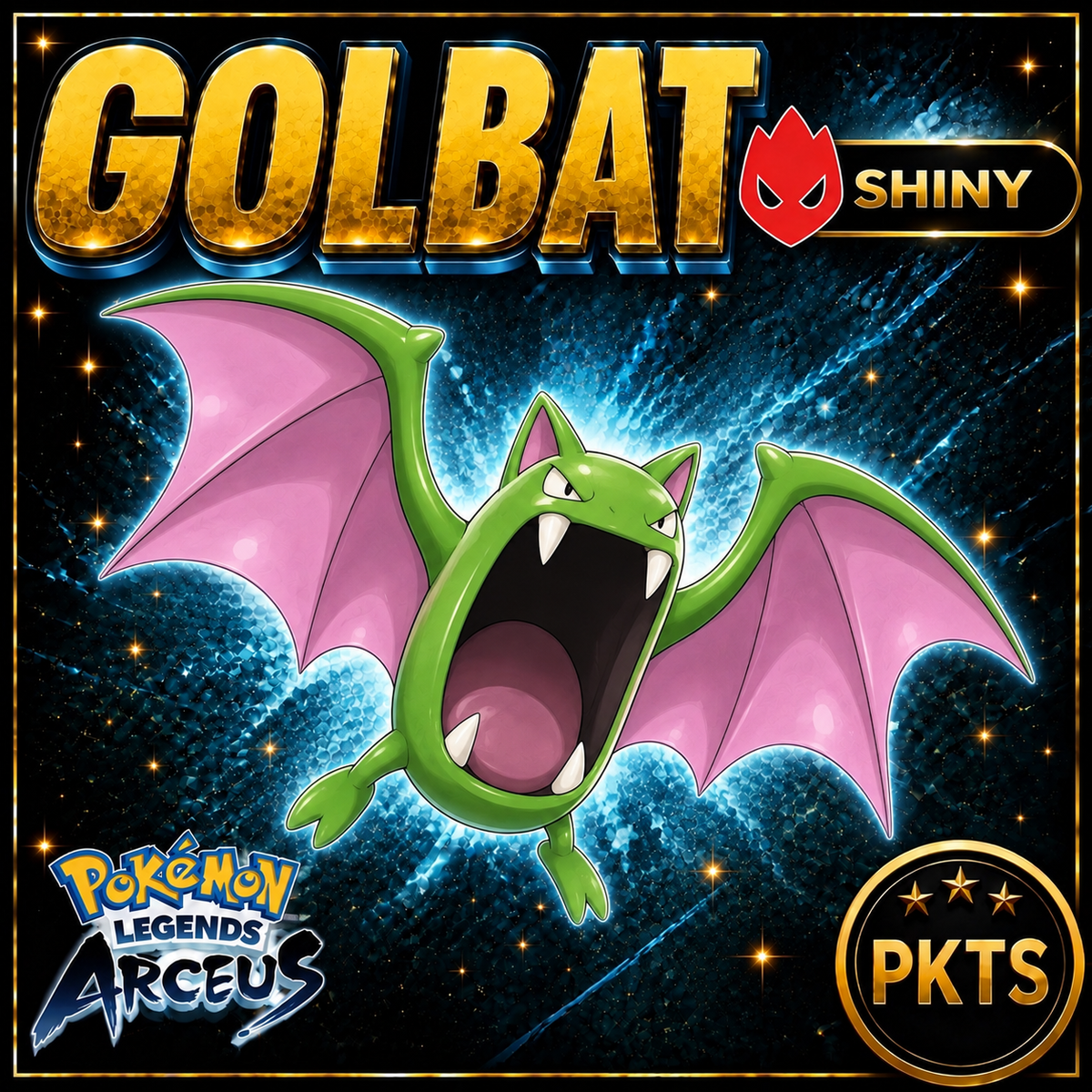 Shiny Alpha Golbat Pokémon Legends Arceus - PKTS