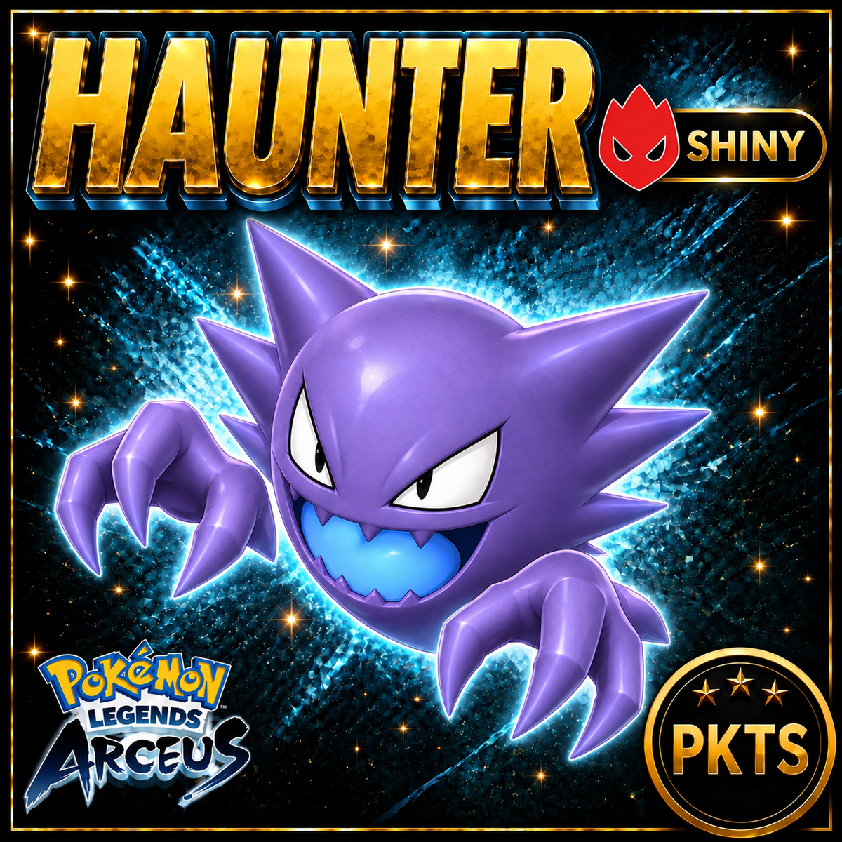 Shiny Alpha Haunter Pokémon Legends Arceus - PKTS