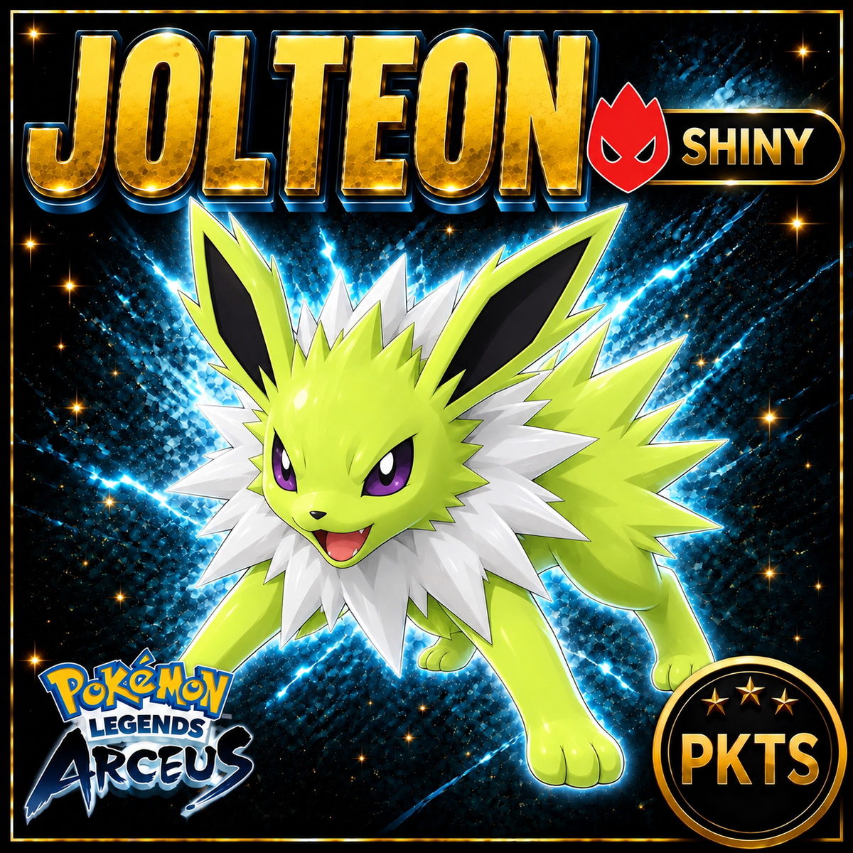 Shiny Alpha Jolteon Pokémon Legends Arceus - PKTS