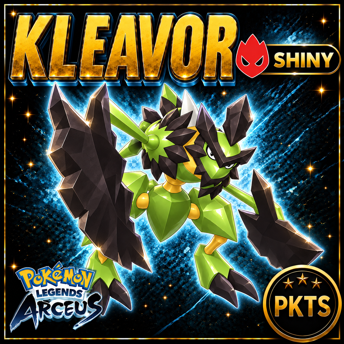 Shiny Alpha Kleavor Pokémon Legends Arceus - PKTS