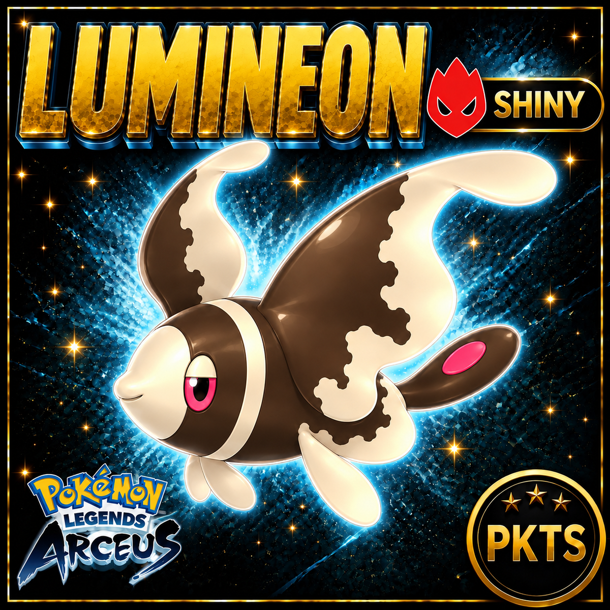 Shiny Alpha Lumineon Pokémon Legends Arceus - PKTS