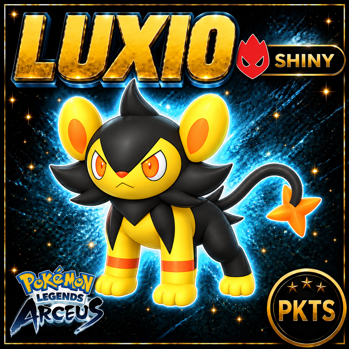 Shiny Alpha Luxio Pokémon Legends Arceus - PKTS