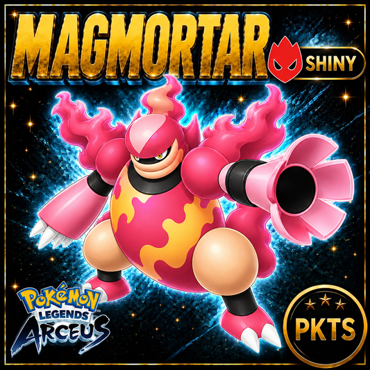 Shiny Alpha Magmortar Pokémon Legends Arceus - PKTS