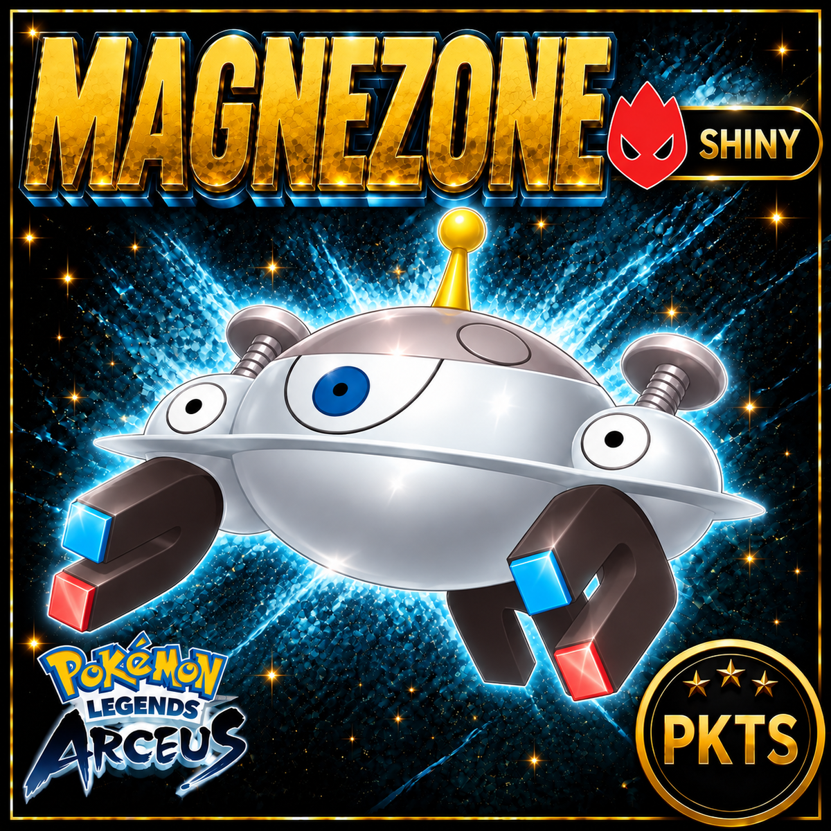 Shiny Alpha Magnezone Pokémon Legends Arceus - PKTS
