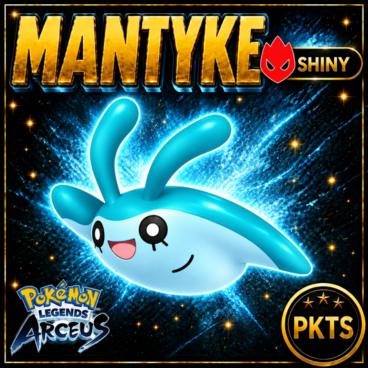 Shiny Alpha Mantyke Pokémon Legends Arceus - PKTS