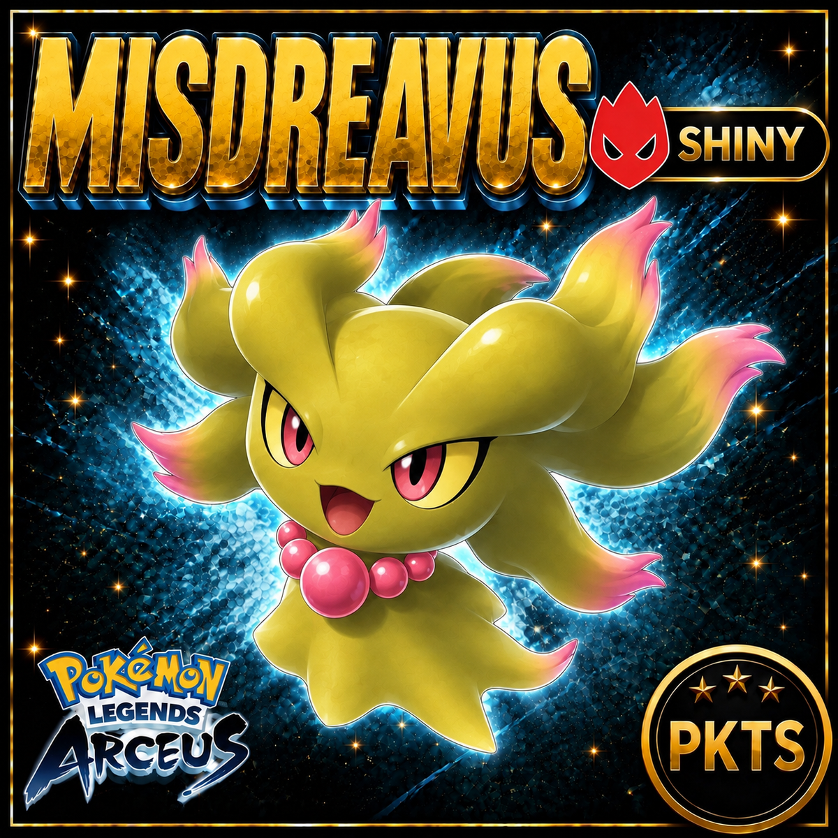 Shiny Alpha Misdreavus Pokémon Legends Arceus - PKTS