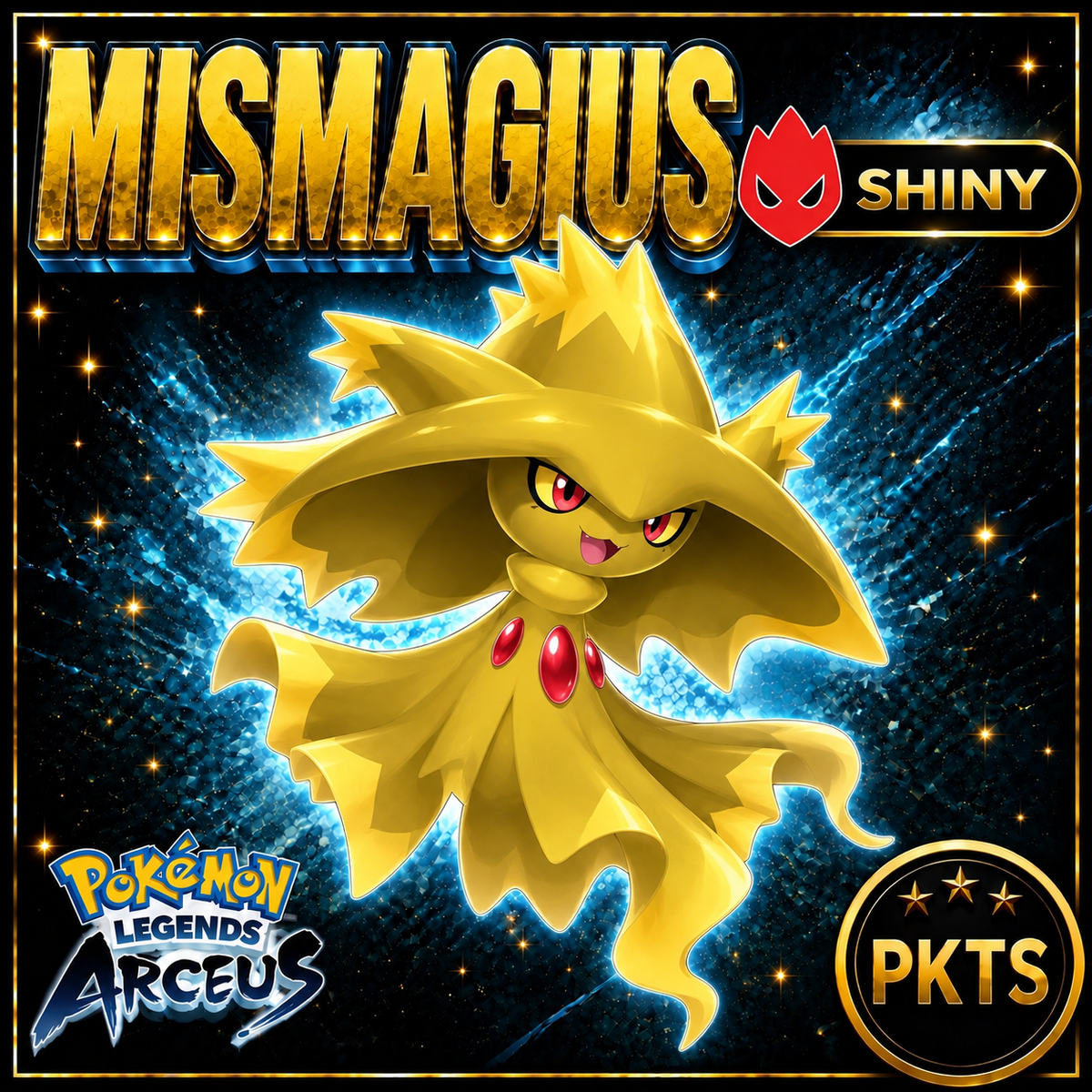 Shiny Alpha Mismagius Pokémon Legends Arceus - PKTS