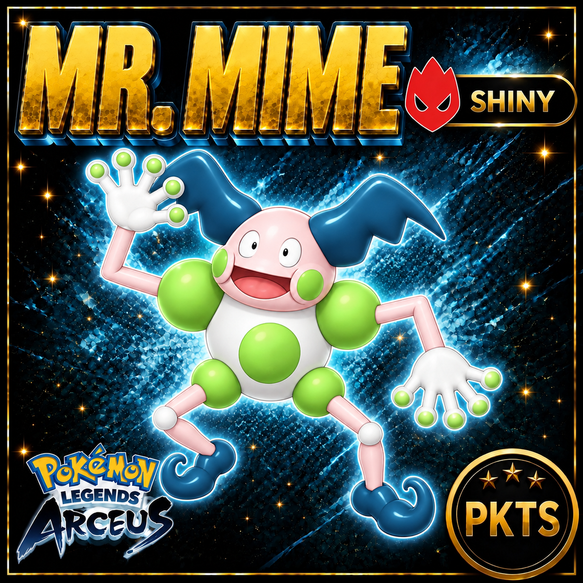 Shiny Alpha Mr. Mime Pokémon Legends Arceus - PKTS