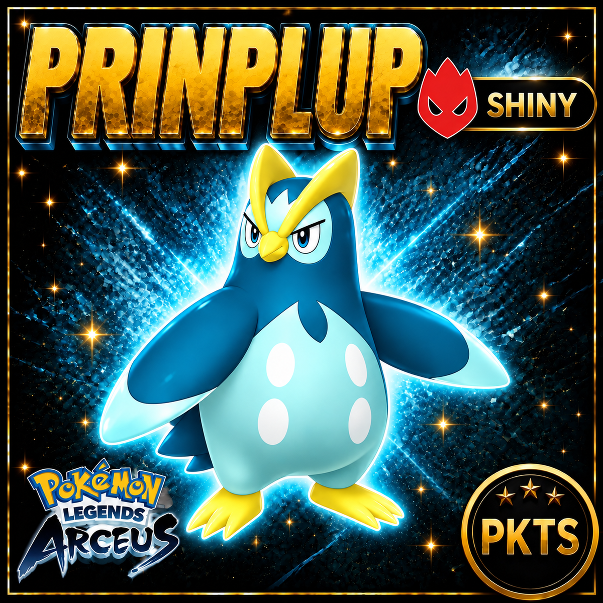 Shiny Alpha Prinplup Pokémon Legends Arceus - PKTS