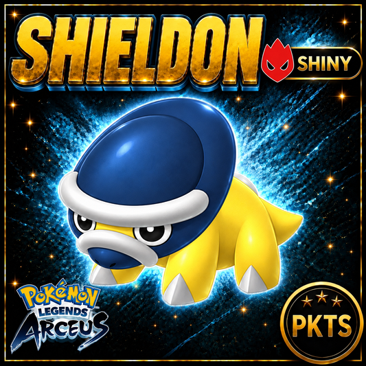 Shiny Alpha Shieldon Pokémon Legends Arceus - PKTS