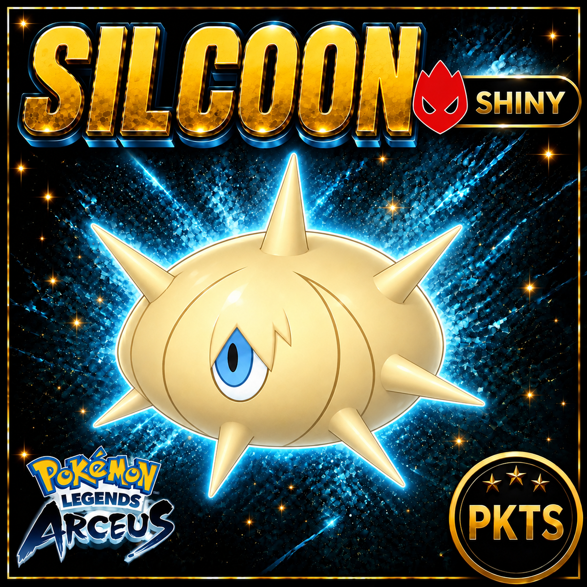 Shiny Alpha Silcoon Pokémon Legends Arceus - PKTS