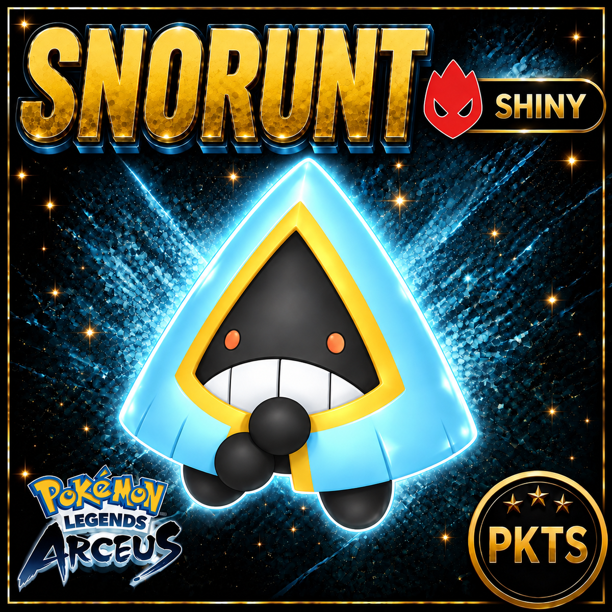 Shiny Alpha Snorunt Pokémon Legends Arceus - PKTS