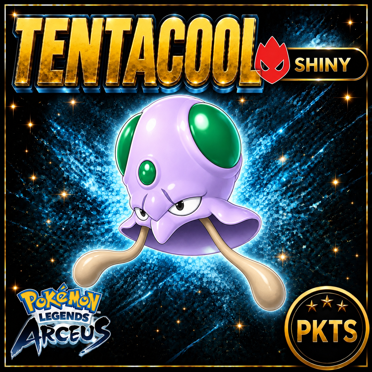 Shiny Alpha Tentacool Pokémon Legends Arceus - PKTS