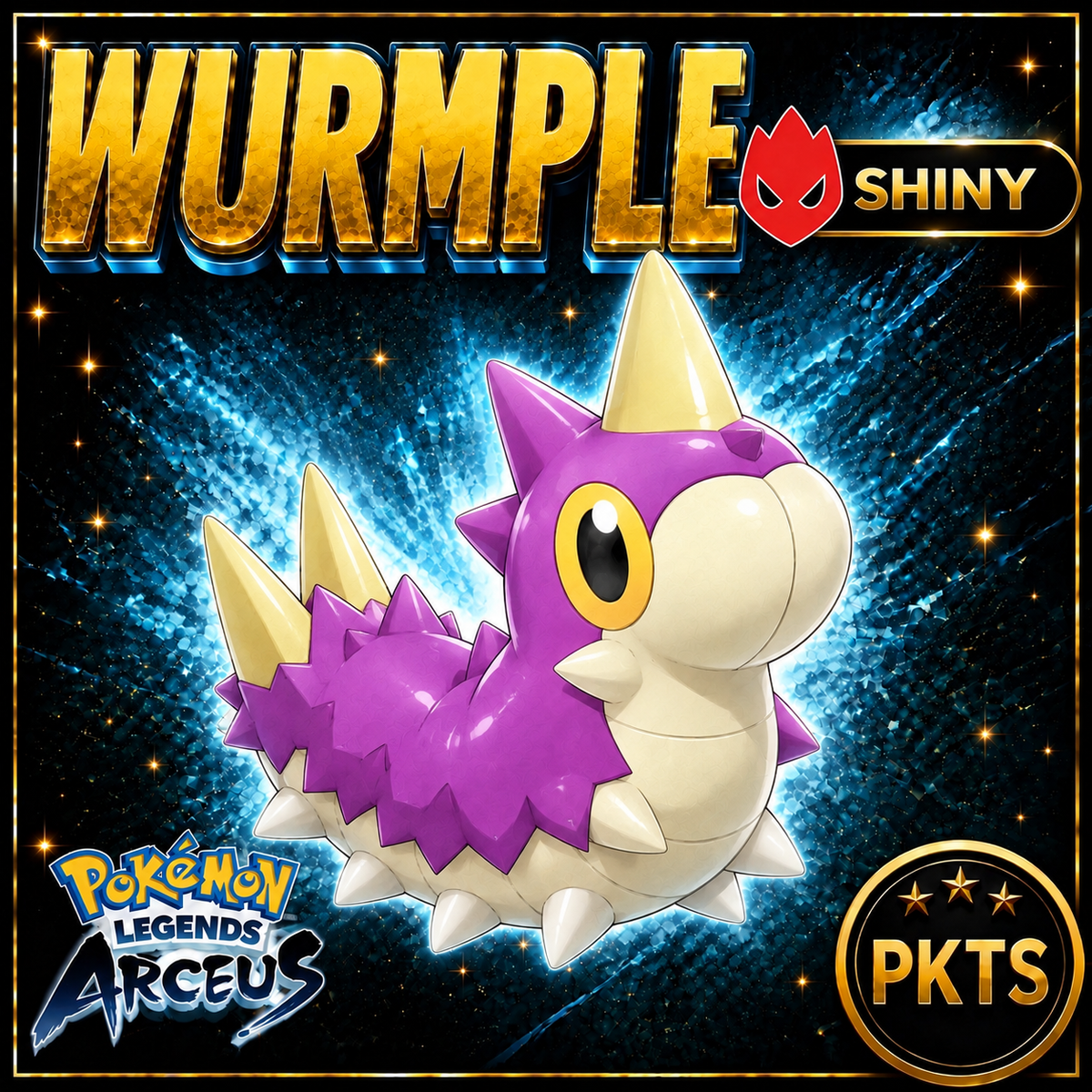 Shiny Alpha Wurmple Pokémon Legends Arceus - PKTS