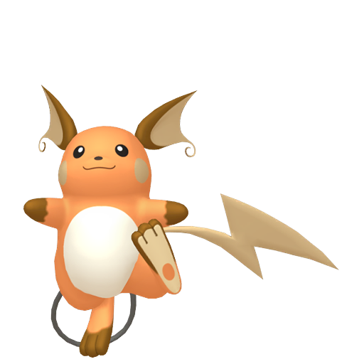 Shiny Raichu — neutral Pokémon artwork | PKTS