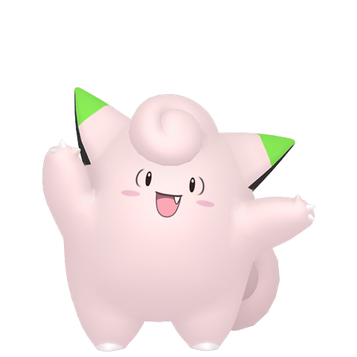 Shiny Clefairy — neutral Pokémon artwork | PKTS