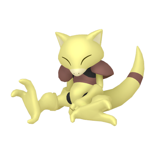 Shiny Abra — neutral Pokémon artwork | PKTS