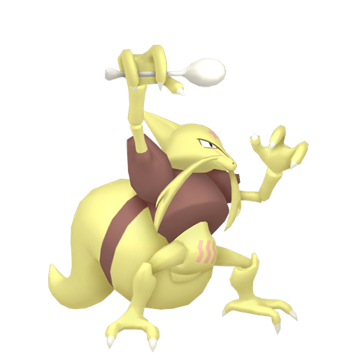 Shiny Kadabra — neutral Pokémon artwork | PKTS