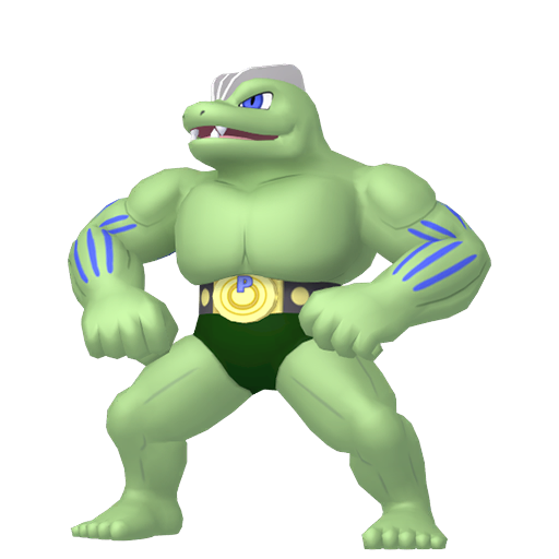 Shiny Machoke — neutral Pokémon artwork | PKTS