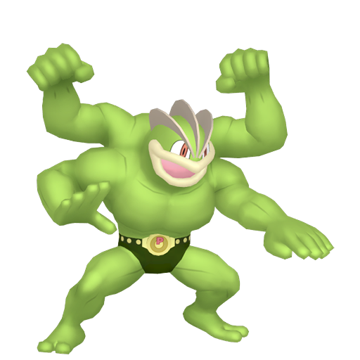 Shiny Machamp — neutral Pokémon artwork | PKTS