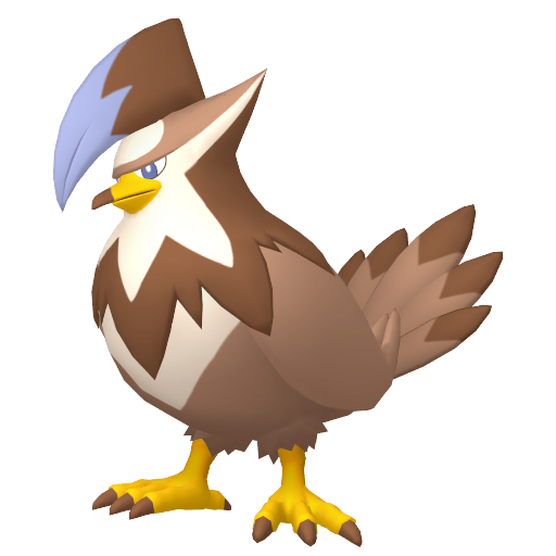 Shiny Staraptor — neutral Pokémon artwork | PKTS