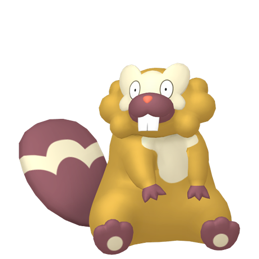 Shiny Alpha Bibarel Pokémon Legends Arceus - PKTS