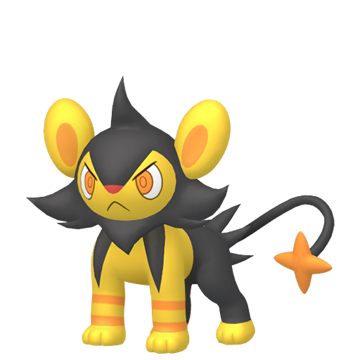 Shiny Luxio — neutral Pokémon artwork | PKTS