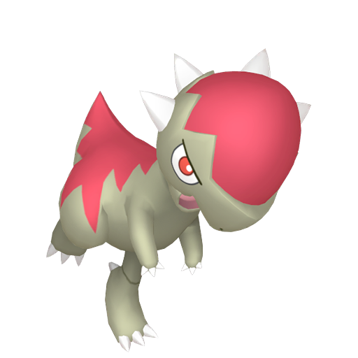 Shiny Cranidos — neutral Pokémon artwork | PKTS