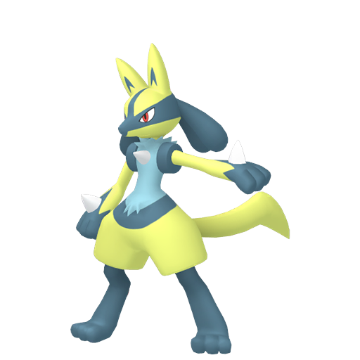 Shiny Lucario — neutral Pokémon artwork | PKTS