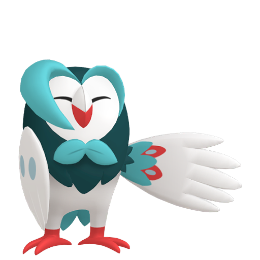 Shiny Dartrix — neutral Pokémon artwork | PKTS