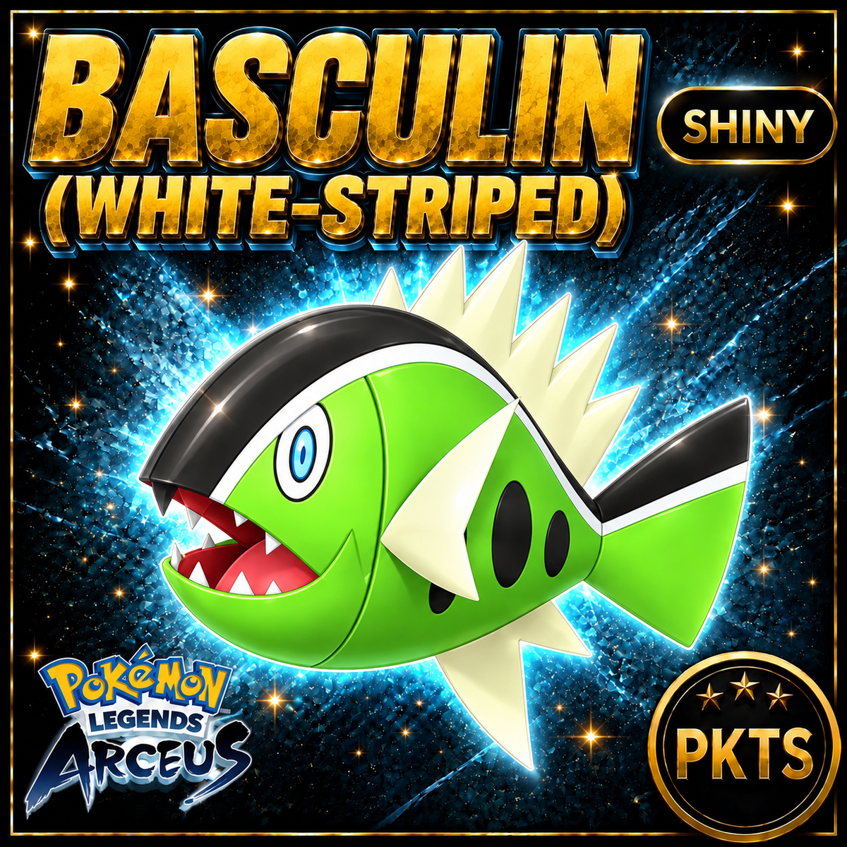 Shiny Basculin (White-Striped) Pokémon Legends Arceus - PKTS