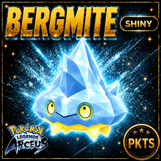 Shiny Alpha Bergmite Pokémon Legends Arceus - PKTS