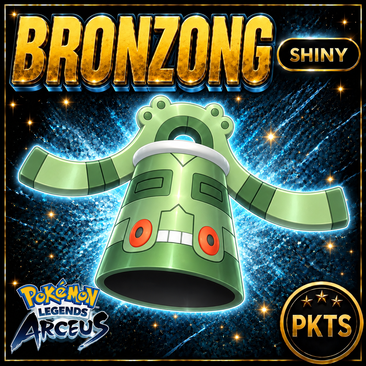 Shiny Bronzong Pokémon Legends Arceus - PKTS