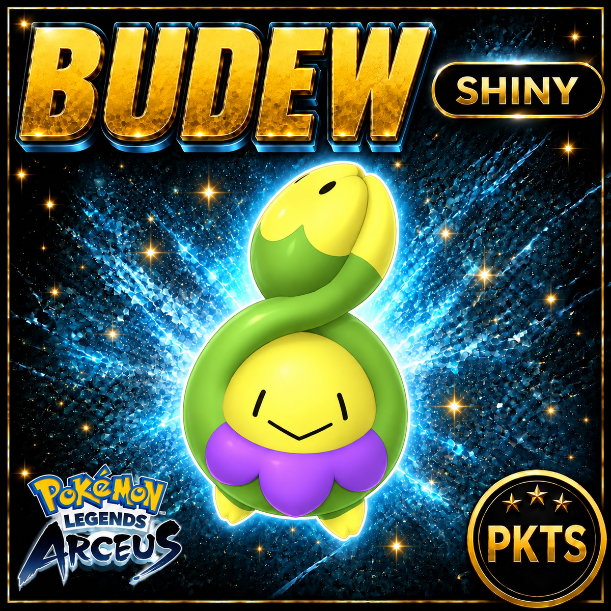 Shiny Budew Pokémon Legends Arceus - PKTS